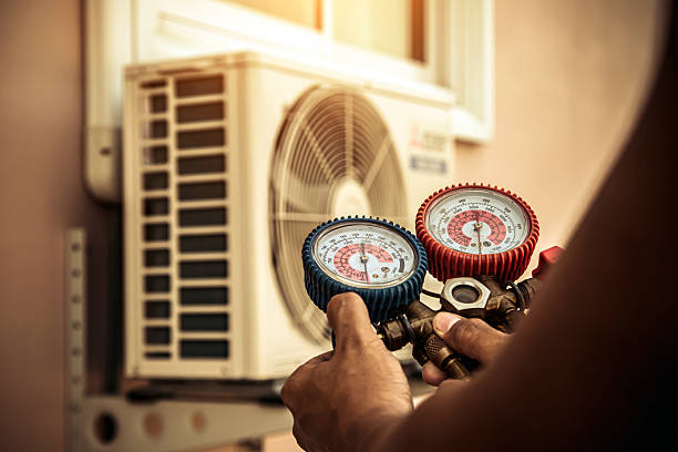 Professional Ac Installation technician working in Swepsonville, NC